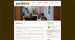 Desktop Screenshot of perbacco.be